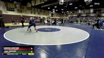 215 lbs Champ. Round 2 - Hudson Sweitzer, Trinity Classical Academy vs Chad Sanchez, Clovis East