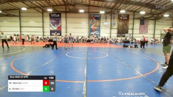 152 lbs Rr Rnd 1 - Wyatt Warren, Mat Assassins vs Aidan Hines, Centurion Vanilla Ice