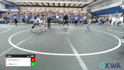 110 lbs Consolation - Lucas Yates, Newcastle Youth Wrestling vs Tytus Murchison, Standfast OKC