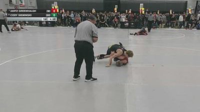 113 lbs Quarters - Cody Sieminski, Sweet Home High School Wrestling vs Jantz Greenhalgh, Champions Wrestling Club