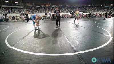 110 lbs Round Of 16 - Karlye Brown, Wagoner Takedown Club vs Charlie Turner, Cowboy Wrestling Club