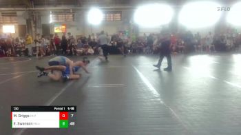 130 lbs Round 1 - Eric Swanson, PA Alliance Blue vs Mark Griggs, 84 Athletes