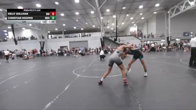 126 lbs Round 3 (6 Team) - Kelly Sullivan, Barn Brothers BlueWave vs Christian Hoopes, Team Darkhorse