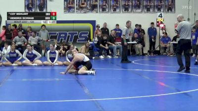 120 lbs 1st Place Match - Hendrix Schwab, Don Bosco vs Coy Mehlert, Union, LaPorte City