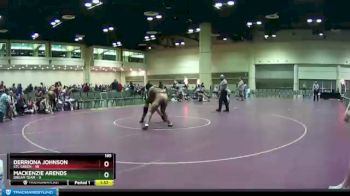185 lbs Round 1 (10 Team) - Derriona Johnson, STL Green vs Mackenzie Arends, DREAM TEAM