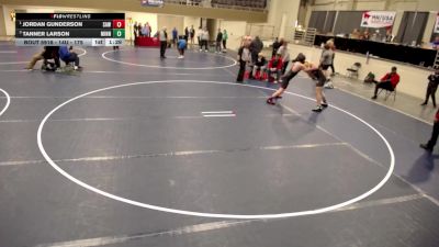 14U - 175 lbs 1st Place Match - Jordan Gunderson, Stillwater Area Wrestling vs Tanner Larson, Minnesota