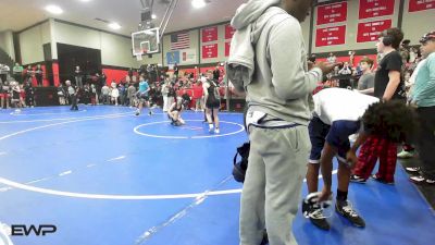 102 lbs Consi Of 4 - Auria Lane, McAlester vs Alaja Kinnaird, Poteau