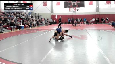 134 lbs Rr Rnd 1 - Hanna Rathbun, Athens vs Scarlett Lucchese, Scorpions
