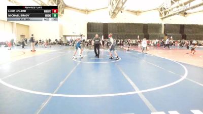 131 lbs Rr Rnd 7 - Luke Holzer, Warhawks Wrestling Inc. ES vs Michael Brady, Mat Assassins White