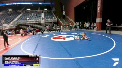 78 lbs 3rd Place Match - Isaac Reynolds, Windy City Wrestlers vs Dylan Hansen, Douglas Wrestling Club