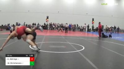 170 lbs Round Of 16 - Andy Aldridge, VA vs Mason Christiansen, UT