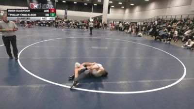 67 lbs Quarters - Owen Slabaugh, Alber Athletics Wrestling Club vs Phillip Yang-Elson, Summit Wrestling Academy
