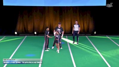 University of West Georgia - Tori Napolitano & Luke Timmons [2026 Coed Partner Stunt] 2026 UCA & UDA College Cheerleading and Dance Team National Championship