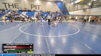 66 lbs 5th Place Match - Liliana Sharp, Uintah vs Austyn Syphus, Mountain Ridge Youth