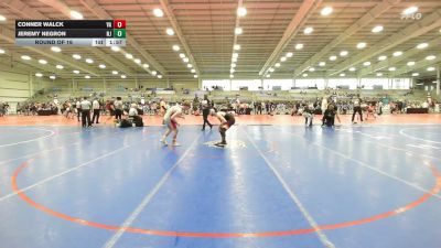132 lbs Round Of 16 - Conner Walck, VA vs Jeremy Negron, NJ