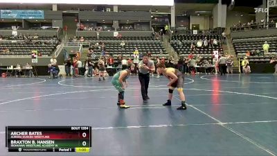 120 lbs 2nd Place Match - Archer Bates, Aurora Huskies Wrestling vs Braxton B. Hansen, Ironhawk Wrestling Academy IA