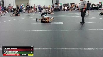 106 lbs Round 5 (8 Team) - Landen Vercoe, Sly Fox vs Malaki Mendoza, Whitted Trained Dynasty