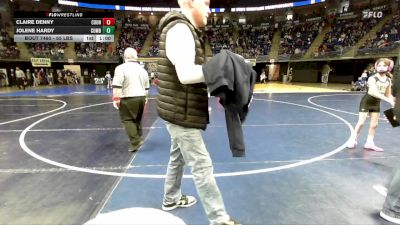 55 lbs Quarterfinal - Jolene Hardy, Cumberland Valley vs Claire Denny, Council Rock