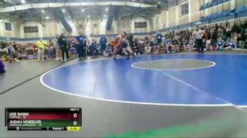 220 lbs Round 1 (4 Team) - Joe Rains, Portage vs Judah Wheeler, Franklin Community