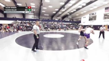 133 lbs 1st Place Match - Jacob Venezia, New York University vs Caiden Heller, Messiah