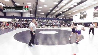 133 lbs 1st Place Match - Jacob Venezia, New York University vs Caiden Heller, Messiah