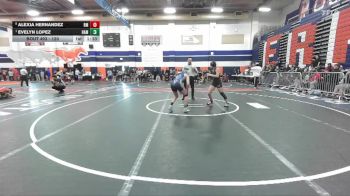 120 lbs Quarterfinal - Evelyn Lopez, Hamilton vs Alexia Hernandez, Rio Mesa