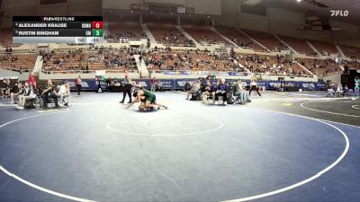 165-D2 Quarterfinal - Jerrell Johnson, Desert Edge High School vs Kash Dayley, Maricopa High School