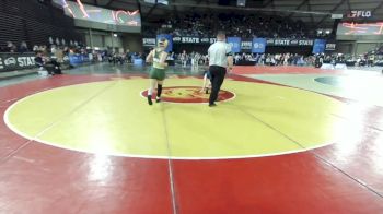 Girls 4A 130 lbs Champ. Round 1 - Amelia Ennis, Richland (Girls) vs Lilah George, Glacier Peak (Girls)