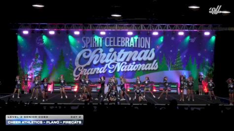 Cheer Athletics - Plano - Firecats [2025 L3 Senior Coed Day 2] 2025 Spirit Celebration Christmas Grand Nationals