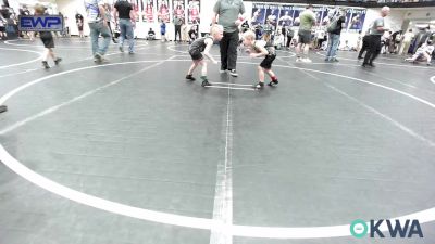 49 lbs Round Of 32 - Steel Fife, Tecumseh Youth Wrestling vs TeeJay Henry, Comanche Takedown Club