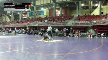 115 lbs Round 3 (6 Team) - Alison Kaupp, Manhattan HS vs Alayna Gomez, Grand Island JV