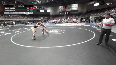165 lbs Quarterfinal - Tripp Duvall, Trinidad State College vs Gavin Ramos, Colorado Mesa University