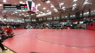 126 lbs Cons. Round 1 - Aurora Amador, Arlington Houston vs Yazmine Martinez, Wolfforth Frenship