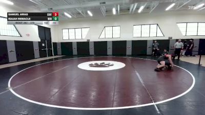 175 lbs Cons. Round 3 - Isaiah Remacle, Wind River vs Samuel Arias, Central