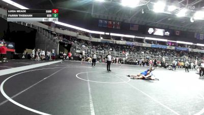 148 lbs Consolation - Luisa Meade, Hammerin Hawks WC vs Farrin Thiemann, Nebraska Wr Ac