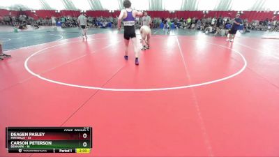 175 lbs Semis & Wb (16 Team) - Deagen Pasley, Maysville vs Carson Peterson, Denmark