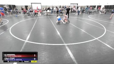 92 lbs Semifinal - Aj Woerpel, Team Nazar Training Center vs Cole Stave, Victory School Of Wrestling