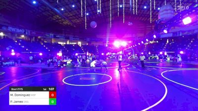 126 lbs Round Of 32 - Matthew Dominguez, Misfits vs Peyton James, Eaglecrest WC