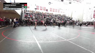 132 lbs Semifinal - Connor Buckley, Salem vs Kai Ly, Minnechaug