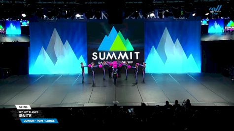 Red Hot Flames - Ignite [2025 Junior - Pom - Large Semis] 2025 The Dance Summit