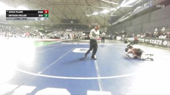 Boys 3A 175 lbs Cons. Semi - Aitan Plank, Seattle Academy vs Bryson Keller, Mount Vernon
