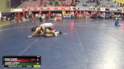 197 lbs Finals (2 Team) - Aaron Llanas, Centenary (NJ) vs Isaac Kassis, Alvernia University