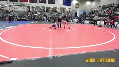 49 lbs Quarterfinal - Mathias Kangas, Ceres Pups Wrestling Club vs Beau Russell, ReZults Wrestling