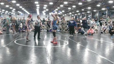 136 lbs Round 1 (9am Saturday) - Peyton Segata, Misfits vs Gabby Blackburn, NCWAY National Team