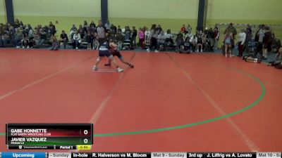 90 lbs Cons. Round 4 - Gabe Honnette, Flat Earth Wrestling Club vs Javier Vazquez, Pinnacle