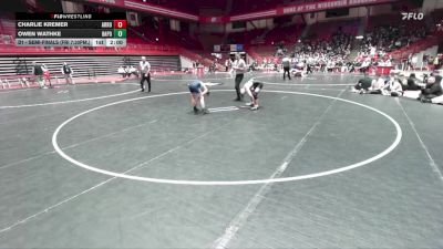 120 lbs D1 - Semi-finals (fri 7:30pm.) - Owen Wathke, Bay Port vs Charlie Kremer, Arrowhead