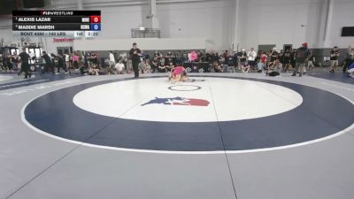 140 lbs 1st Place Match - Alexis Lazar, MI REV vs Maddie Marsh, Red Cobra Wrestling Academy