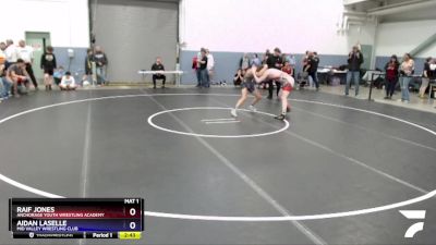 138 lbs Final - Raif Jones, Anchorage Youth Wrestling Academy vs Aidan LaSelle, Mid Valley Wrestling Club