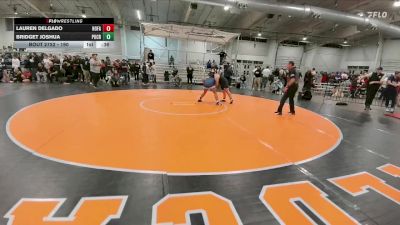 190 lbs Cons. Round 2 - Bridget Joshua, Pueblo Central vs Lauren Delgado, Holy Family