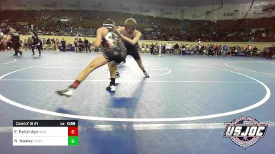 119 lbs Consi Of 16 #1 - Ethan Baldridge, Brazos Valley Wrestling Club vs Nash Neeley, Deer Creek Wrestling Club